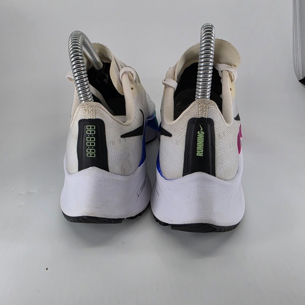 Nike Running Shoes Womens 5 White Multi Pegasus 37 Air Zoom Magenta BQ9647-103 - Picture 5 of 10